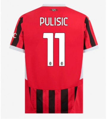 AC Milan Christian Pulisic #11 Hjemmebanetrøje 2024-25 Kort ærmer